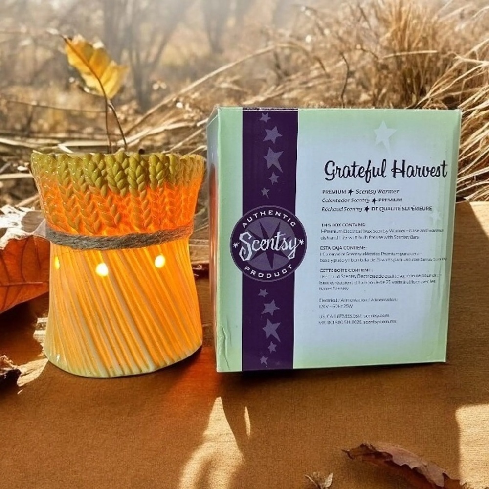 Scentsy Grateful Harvest Warmer- New in Box- $32